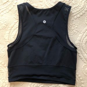 Lululemon Black Crop Top
